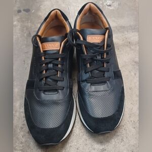 Bally Men's Black Leather Low-Top Sneakers